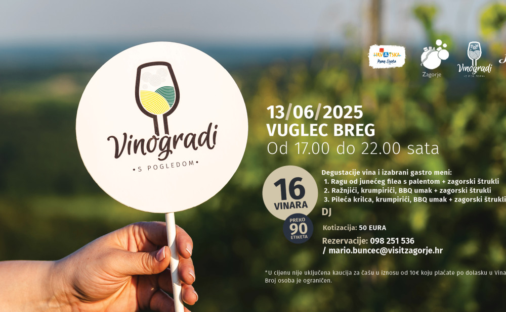 Vinogradi s pogledom Vuglec breg letak