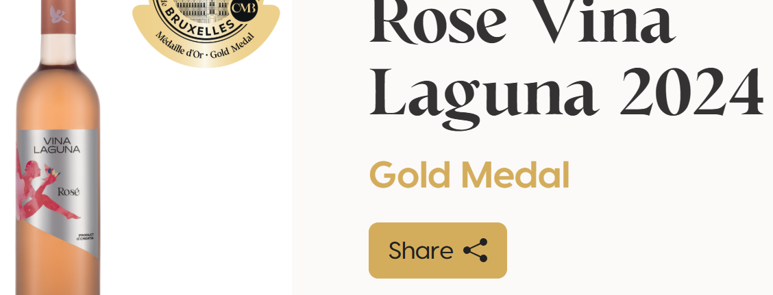Laguna Rosé 2024. zlatan na CMB Rosé Wines Sessionu u Constanti